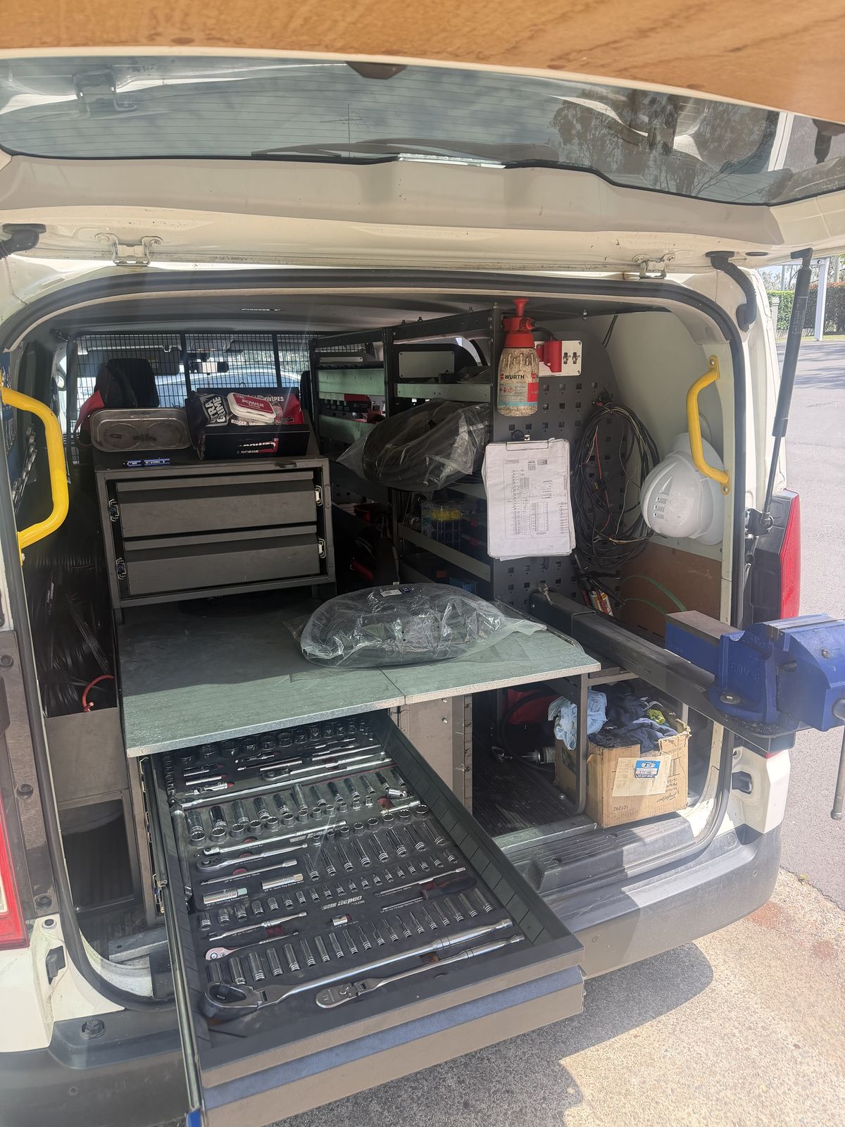 Full socket and tool drawers
